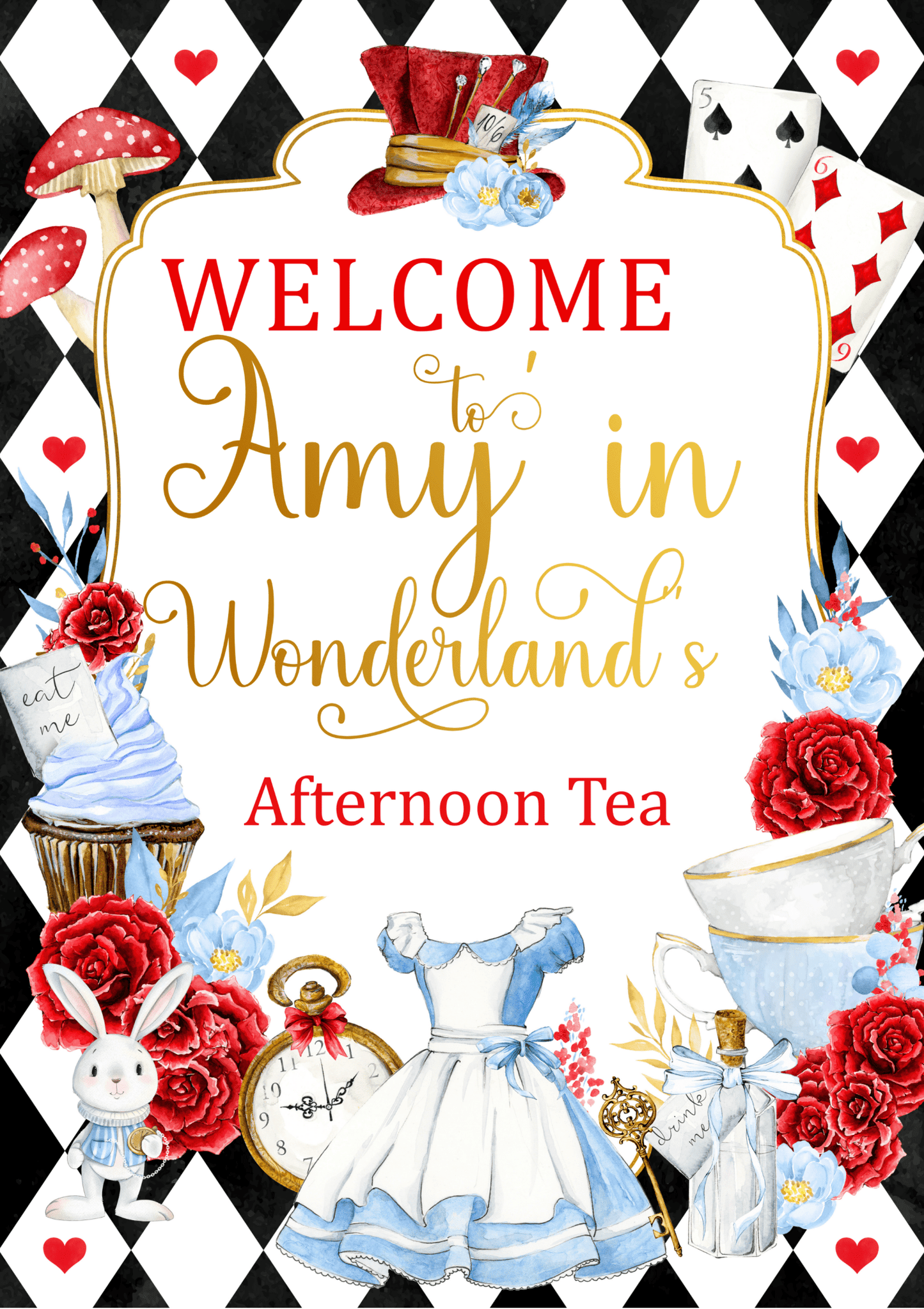 immersive Alice in Wonderland Afternoon Tea Experience - cakery wonderland eventscakery wonderlandcakery wonderlandafternoon teaalicedesserttable28