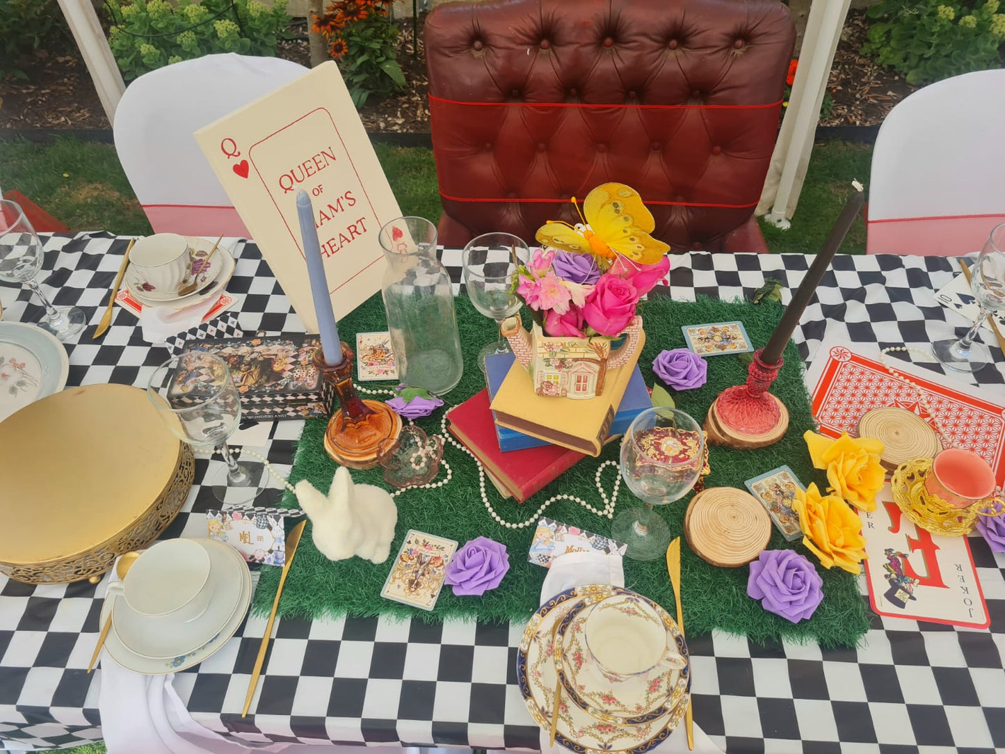 immersive Alice in Wonderland Afternoon Tea Experience - cakery wonderland eventscakery wonderlandcakery wonderlandafternoon teaalicedesserttable25