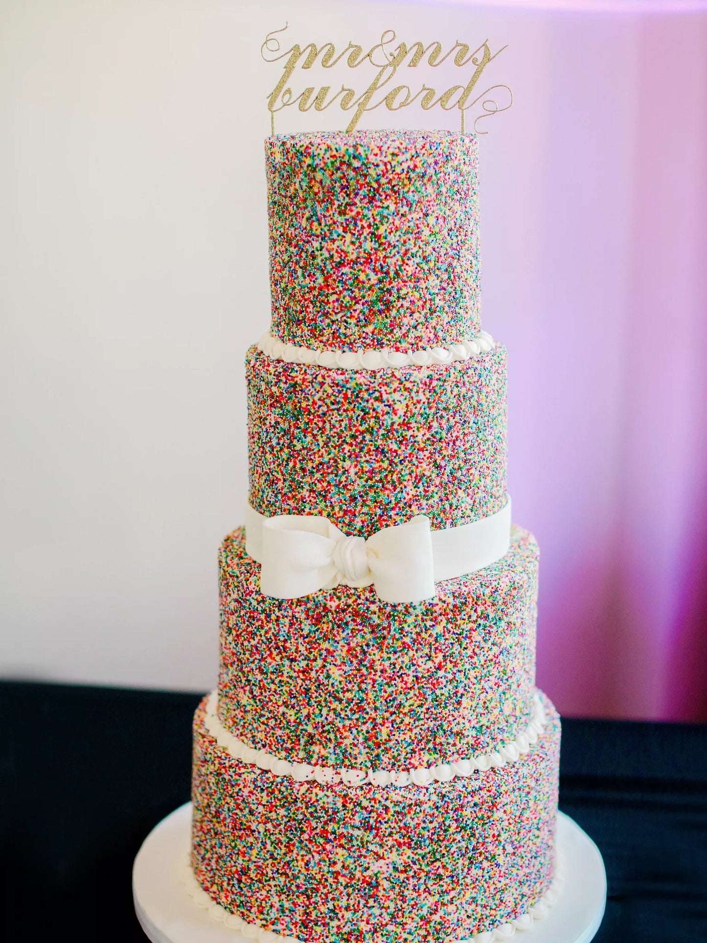 Colourful rainbow sprinkles cake 4 teir serves 150 - cakery wonderland eventscakery wonderland eventscakery wonderland eventsCakesColourful_rainbow_sprinkles