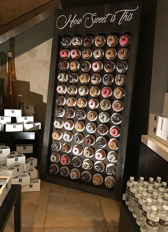 Fun Donut Walls holds up to 200 handmade donuts - cakery wonderland eventscakery wonderland eventscakery wonderland eventsCakesFun_Donut_Walls