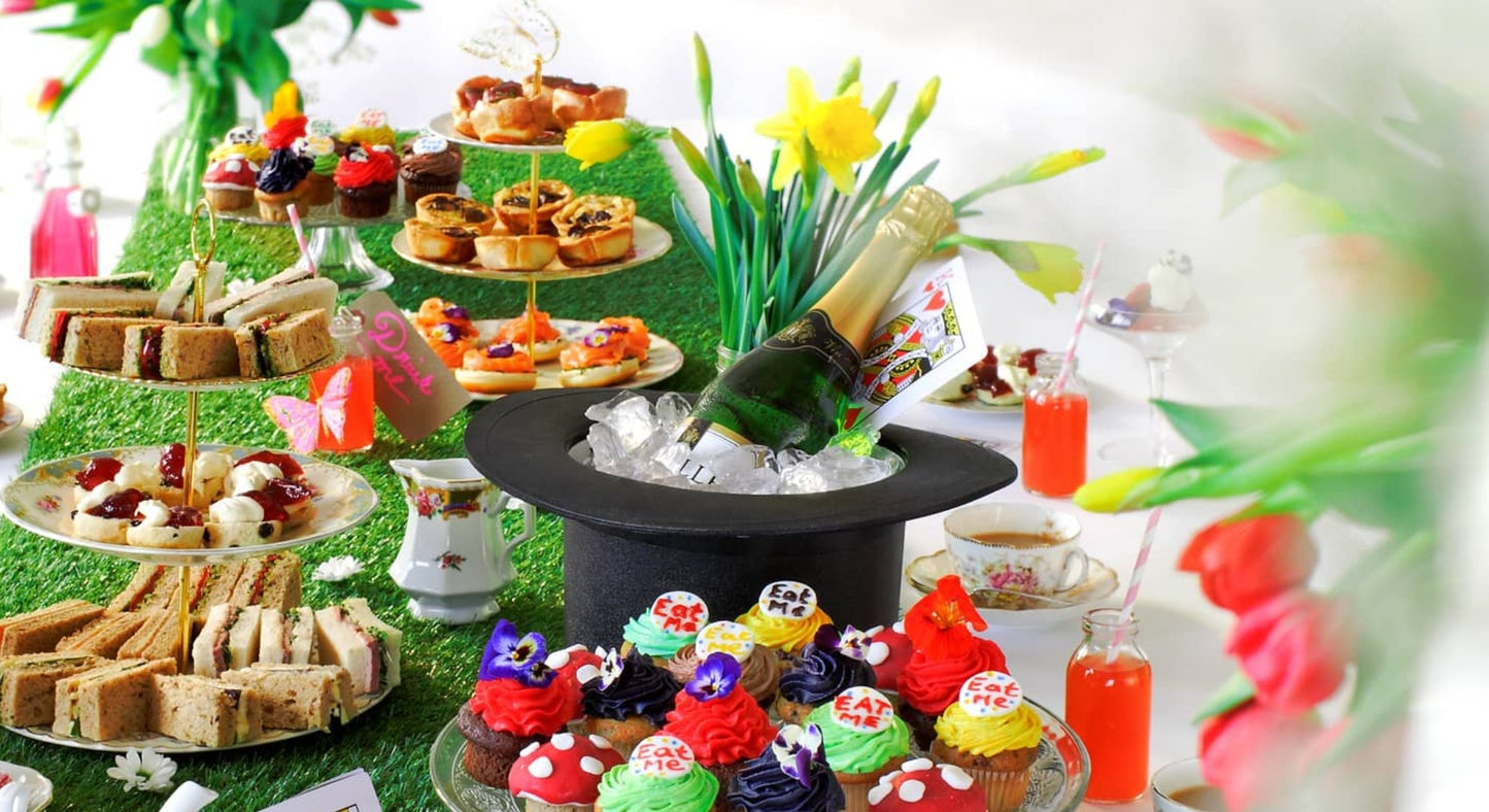 Summer Afternoon Tea Catering & Event Menu - cakery wonderland eventscakery wonderlandcakery wonderlandfood hamper