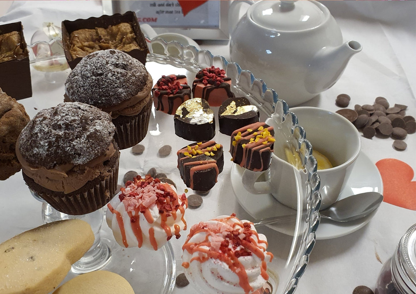 Summer Afternoon Tea Catering & Event Menu - cakery wonderland eventscakery wonderlandcakery wonderlandfood hamper