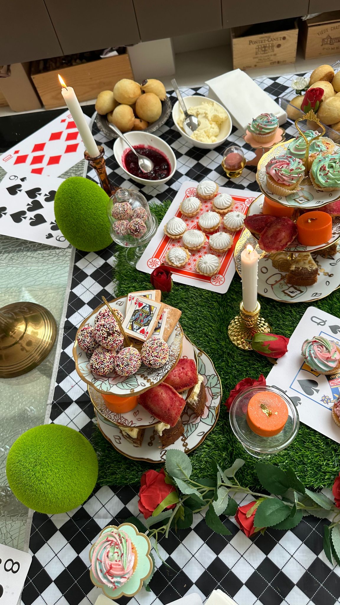 Unlimited two hour Champagne Afternoon Tea event Menu - cakery wonderland eventscakery wonderlandcakery wonderlandfood hamperchampagneafternoontea