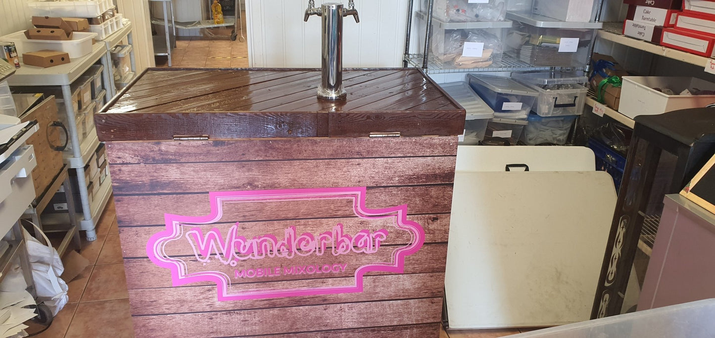Wunderbar Mobile Bar Dry Hire - cakery wonderland eventscakery wonderland eventscakery wonderland events