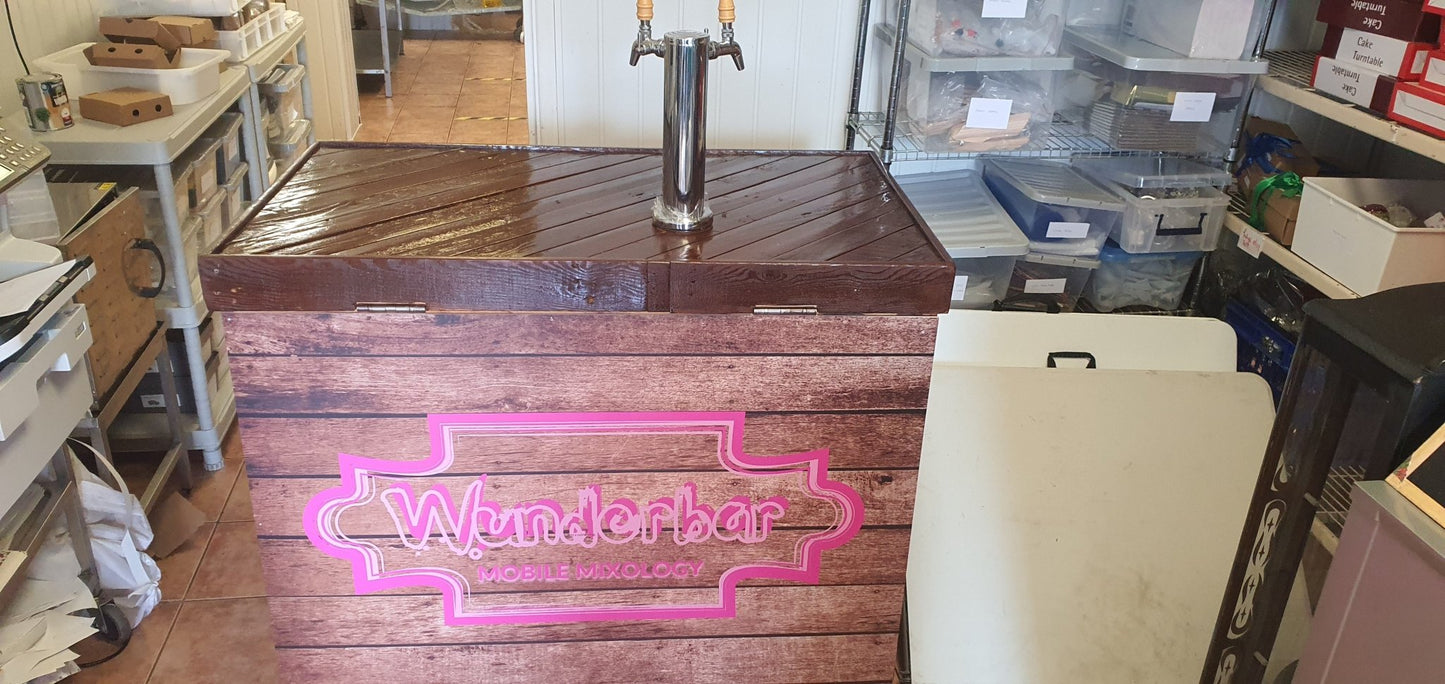 Wunderbar Mobile Bar Dry Hire - cakery wonderland eventscakery wonderland eventscakery wonderland events