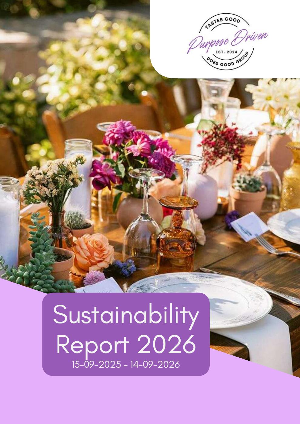 cakery wonderland sustainability report 2026 - cakery wonderland events
