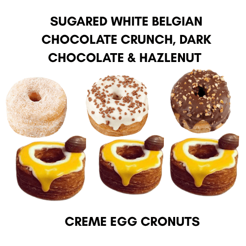 2 FOR 1 Creme Egg cronut Handbag or 50% a box of 9 flash easter sale - cakery wonderland eventscakery wonderland eventscakery wonderland eventsCakes & Dessert Bars9BOXCRONUT