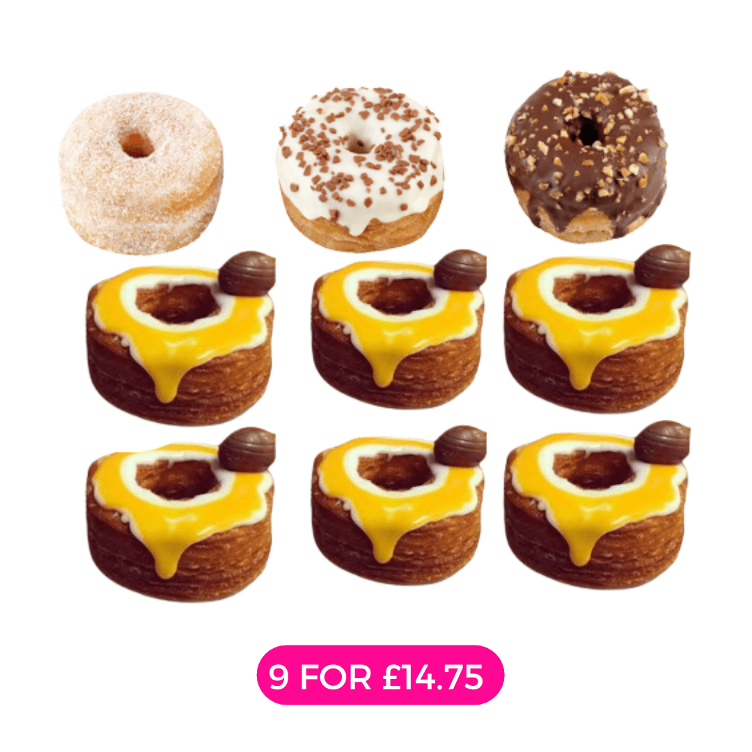 2 FOR 1 Creme Egg cronut Handbag or 50% a box of 9 flash easter sale - cakery wonderland eventscakery wonderland eventscakery wonderland eventsCakes & Dessert Bars9BOXCRONUT
