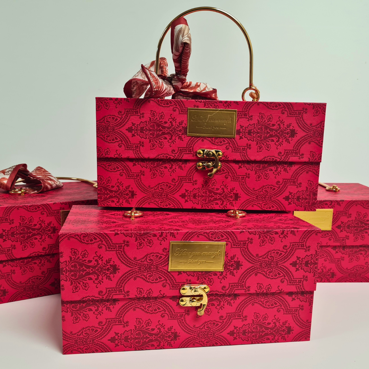 bespoke afternoon tea handbag gift box