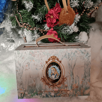 Alice In Wonderland Limited Edition Curiosity Treat Box - cakery wonderland eventscakery wonderlandcakery wonderlandafternoon teaalicetreatbox