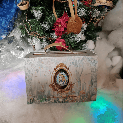 Alice In Wonderland Limited Edition Curiosity Treat Box - cakery wonderland eventscakery wonderlandcakery wonderlandafternoon teaalicetreatbox