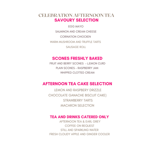 Celebration Afternoon Tea - Event Catering I Delivery in London - cakery wonderland eventscakery wonderlandcakery wonderlandafternoon teacelebrationafternoontea-delivery