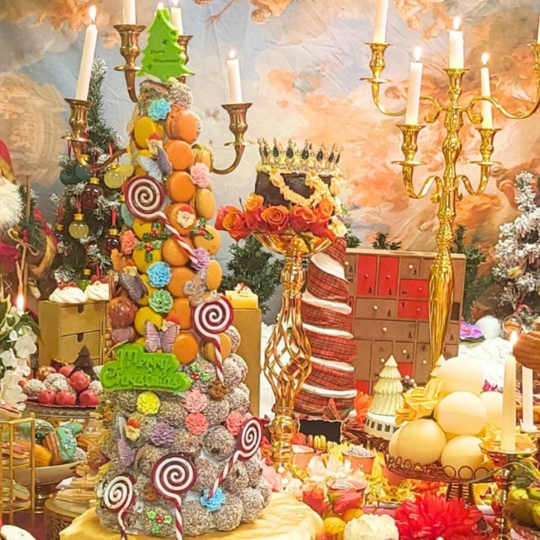 Christmas in Bridgerton Afternoon Tea Experience - cakery wonderland eventscakery wonderland eventscakery wonderland eventsafternoon teaXmas aft tea full catering