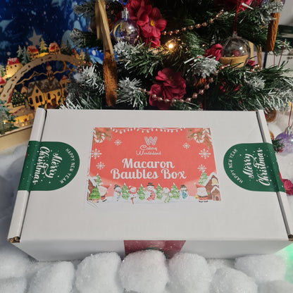 Delicious French Macaron Filled Christmas Baubles - cakery wonderland eventscakery wonderland eventscakery wonderland eventsMacaron6macbaubles