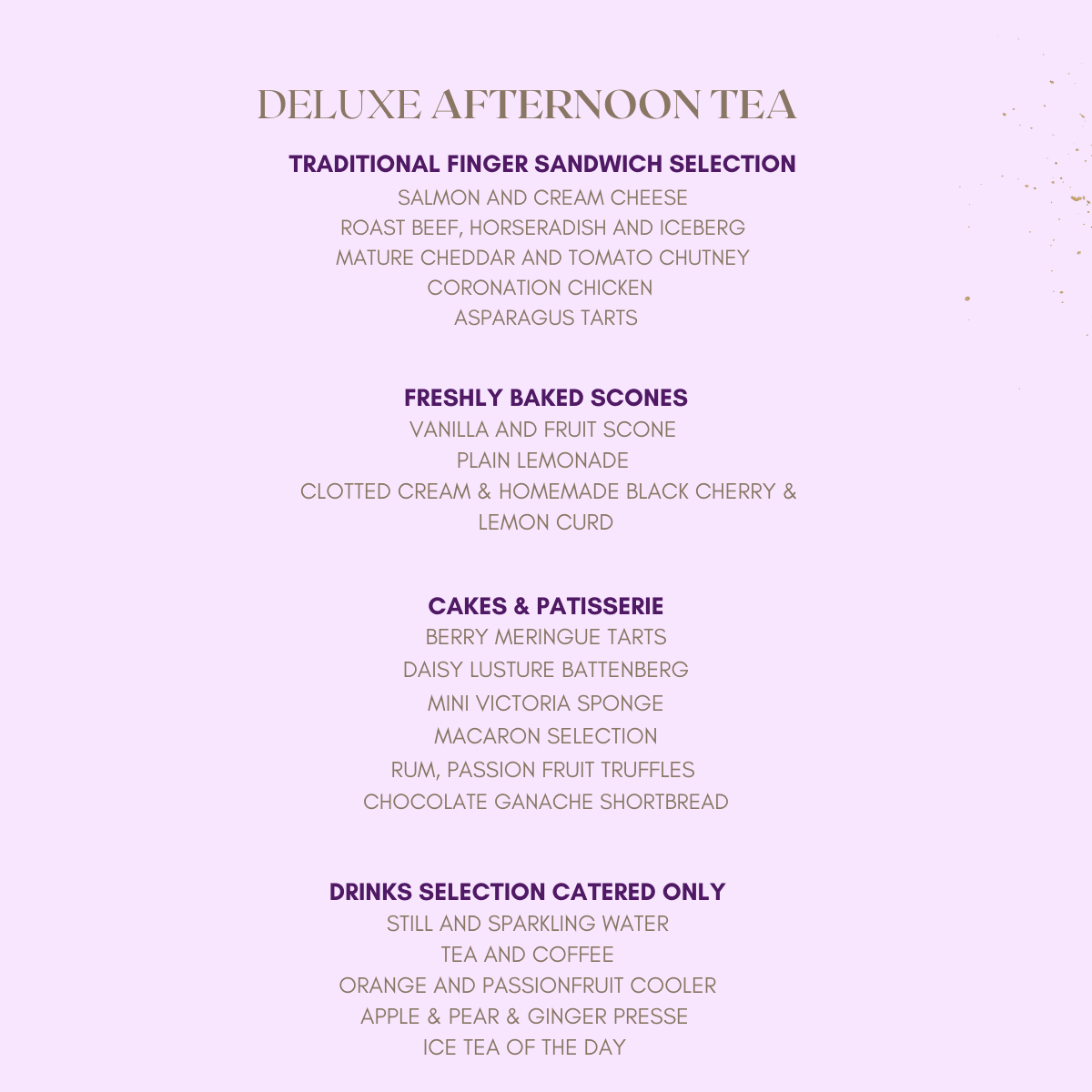 Deluxe Afternoon Tea - Event Catering I Delivery in London - cakery wonderland eventscakery wonderlandcakery wonderlandafternoon teacelebrationafternoontea-delivery