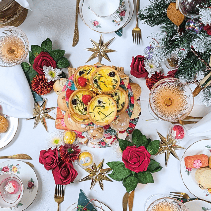 Deluxe Christmas Afternoon Tea Delivered: The Ultimate Festive Gift - cakery wonderland eventscakery wonderland eventscakery wonderland eventsafternoon teacakeryxmasteahandbag