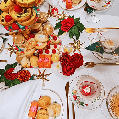 Deluxe Christmas Afternoon Tea Delivered: The Ultimate Festive Gift - cakery wonderland eventscakery wonderland eventscakery wonderland eventsafternoon teacakeryxmasteahandbag