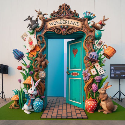 immersive Alice in Wonderland Afternoon Tea Experience - cakery wonderland eventscakery wonderlandcakery wonderlandafternoon teaalicedesserttable25