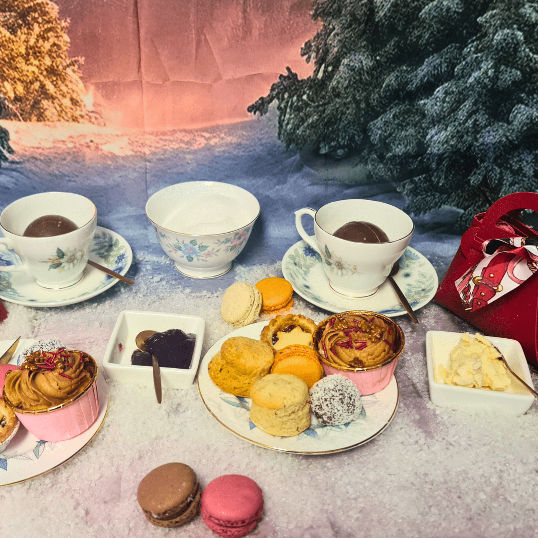 Indulge in a Festive High Tea Treat for Two or Four - The Perfect Gift This Christmas - cakery wonderland eventscakery wonderland eventscakery wonderland eventsafternoon teateatreatbox4