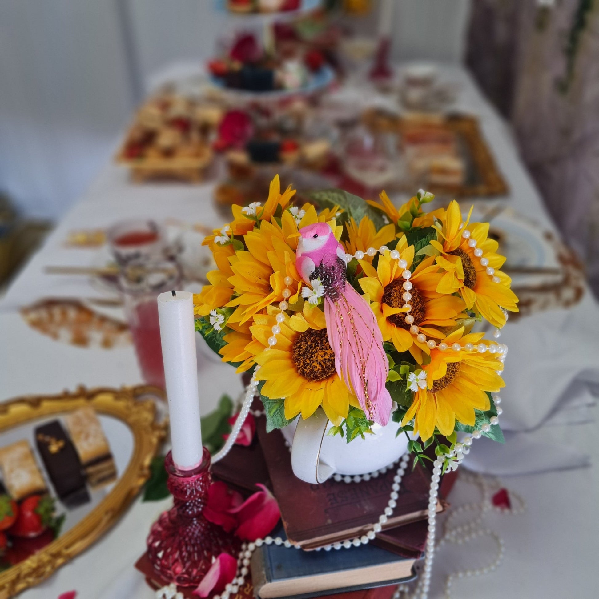 Luxury Vintage Champagne Afternoon Tea At Home Experience - cakery wonderland eventscakery wonderlandcakery wonderlandFood experiencechampagneafternoonteaathome