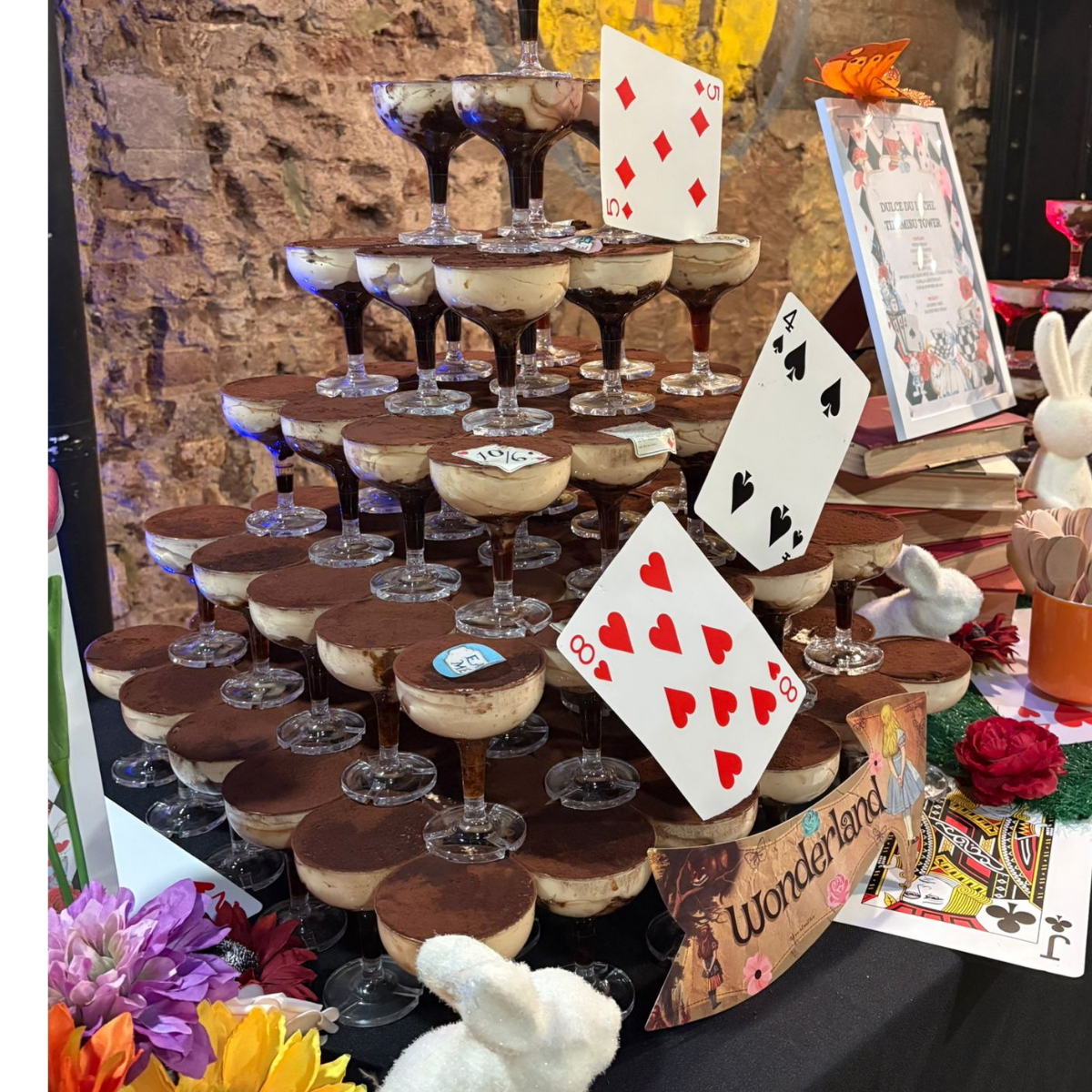 Tiramisu Towers are the new wedding cake 5, 6, or 7 tiers - cakery wonderland eventscakery wonderland eventscakery wonderland eventsDessert ExperienceDONUTS50