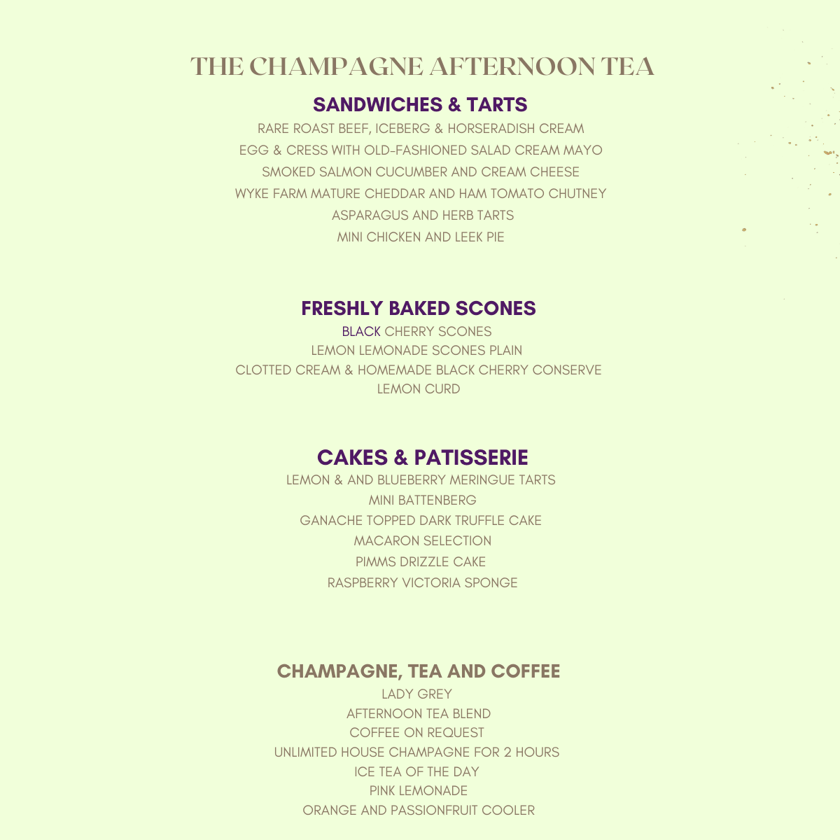 Unlimited Champagne Afternoon Tea Event Catering in London & M25 - cakery wonderland eventscakery wonderlandcakery wonderlandafternoon teacelebrationtea catered