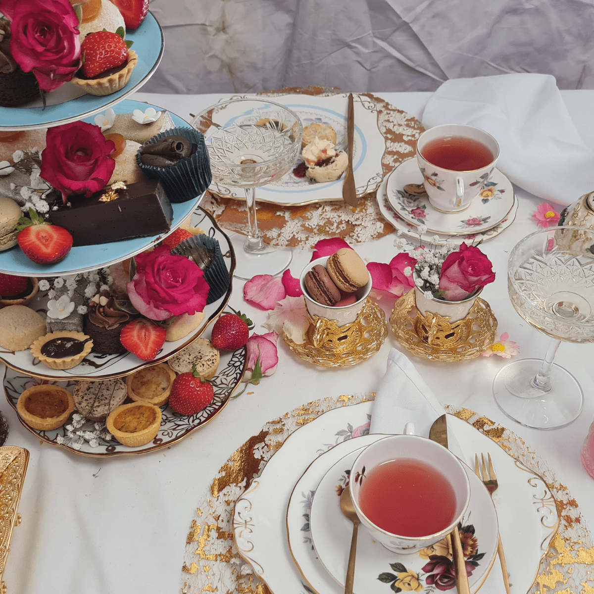 Unlimited Champagne Afternoon Tea Event Catering in London & M25 - cakery wonderland eventscakery wonderlandcakery wonderlandafternoon teacelebrationtea catered