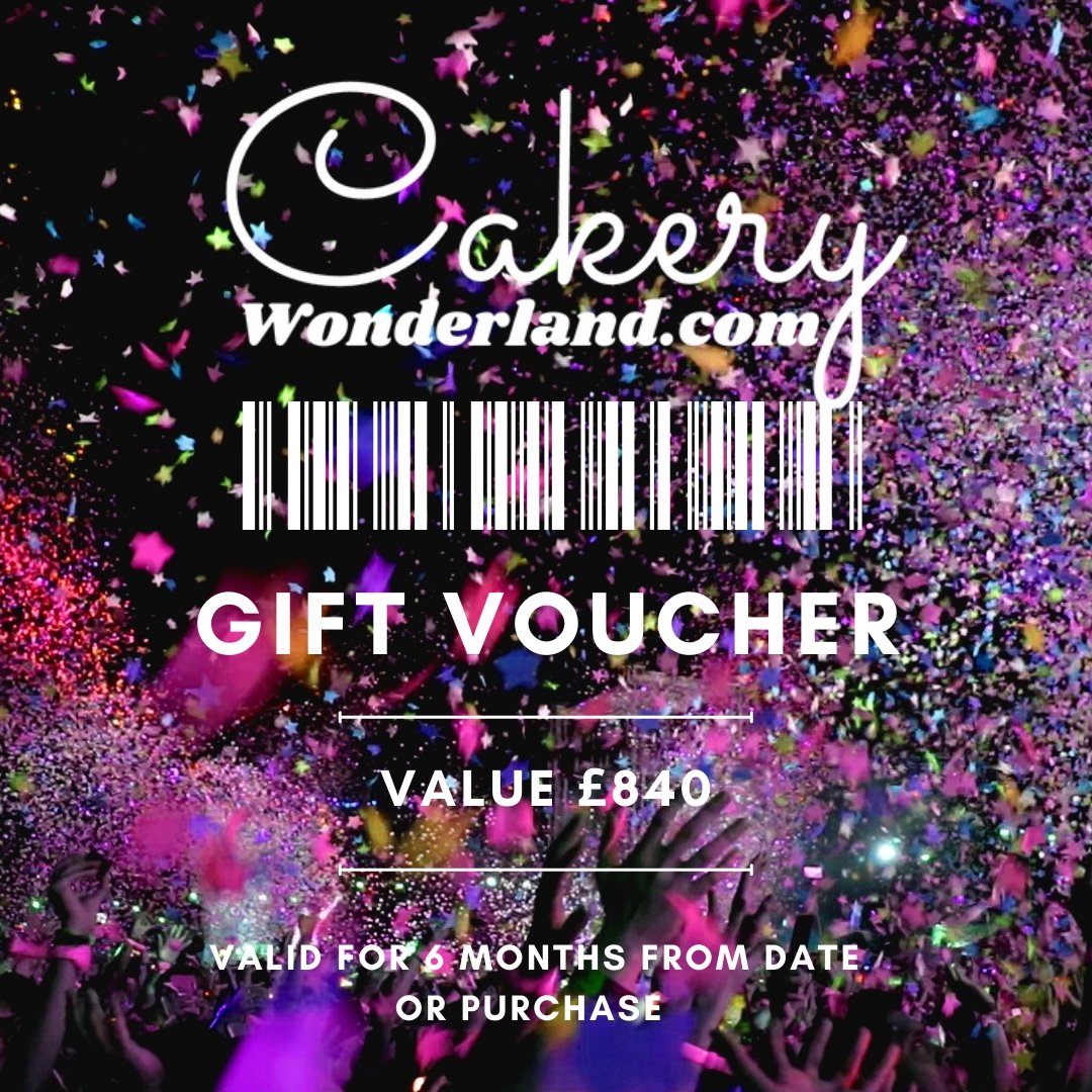 cakery wonderland gift cards with 20% for free - cakery wonderland eventscakery wonderland eventscakery wonderland eventsgift card700 gift card