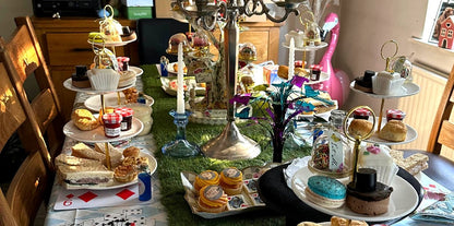 Kids Afternoon Tea Party Box @ home. Alice in Wonderland - cakery wonderland eventscakery wonderland eventscakery wonderland eventsCakesaliceadultdecorBox