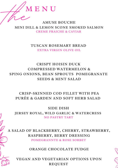 Private Chef - fine dining in your home summer Menu - cakery wonderland eventscakery wonderlandcakery wonderlandPRIVATE DININGsummerprivatechef