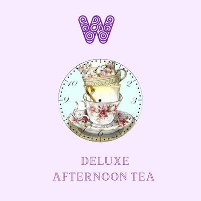 The Deluxe Afternoon Tea - cakery wonderland eventscakery wonderlandcakery wonderlandfood hamperdeluxeafternoontea-crockery
