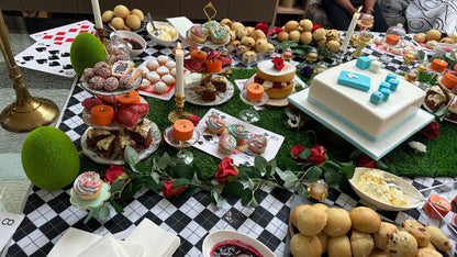 Unlimited two hour Champagne Afternoon Tea event Menu - cakery wonderland eventscakery wonderlandcakery wonderlandfood hamperchampagneafternoontea